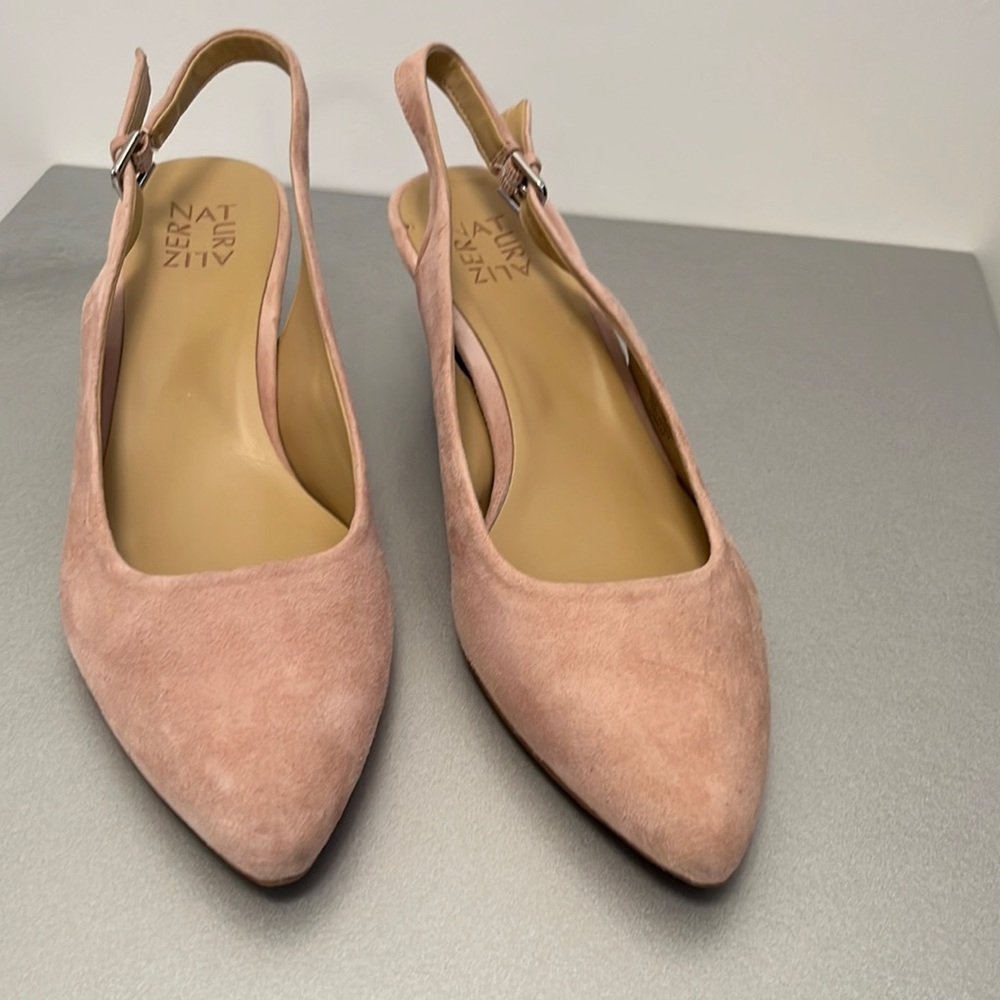 Naturalizer Charlee suede sling back shoes size 9M USED